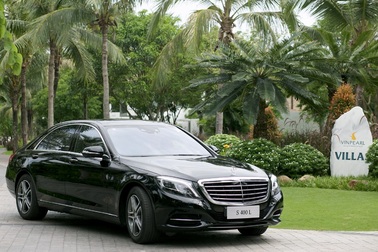 Vinpearl Đà Nẵng đưa đón khách VIP với Mercedes-Benz S 400 L