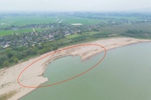 Phạt doanh nghiệp gây sạt lở bãi bồi sông Lam gần 250 triệu đồng