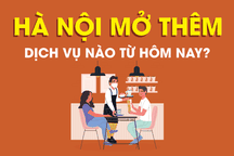 Từ hôm nay, Hà Nội mở thêm hoạt động, dịch vụ nào?