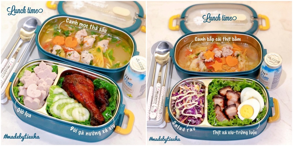 Chị em xuýt xoa với menu cơm hộp chăm chồng của mẹ đảm Hà Nội - 1 Chị em xuýt xoa với menu cơm hộp chăm chồng của mẹ đảm Hà Nội - 1
