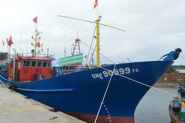 Đấu giá tàu vỏ thép lớn nhất tỉnh Quảng Ngãi để thi hành án