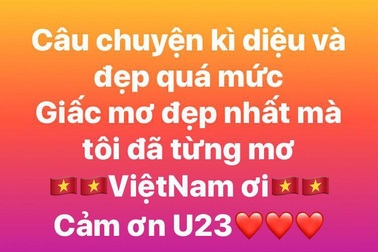 Sao Việt tuyên bố "huỷ show", " đi quẩy" sau chiến tích kỳ diệu của U23 Việt Nam