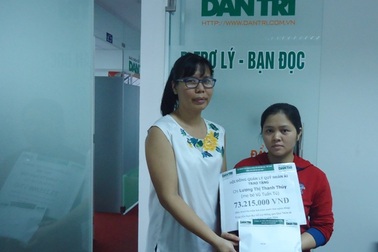 Hơn 73 triệu đồng đến với bé Vũ Tuấn Tú