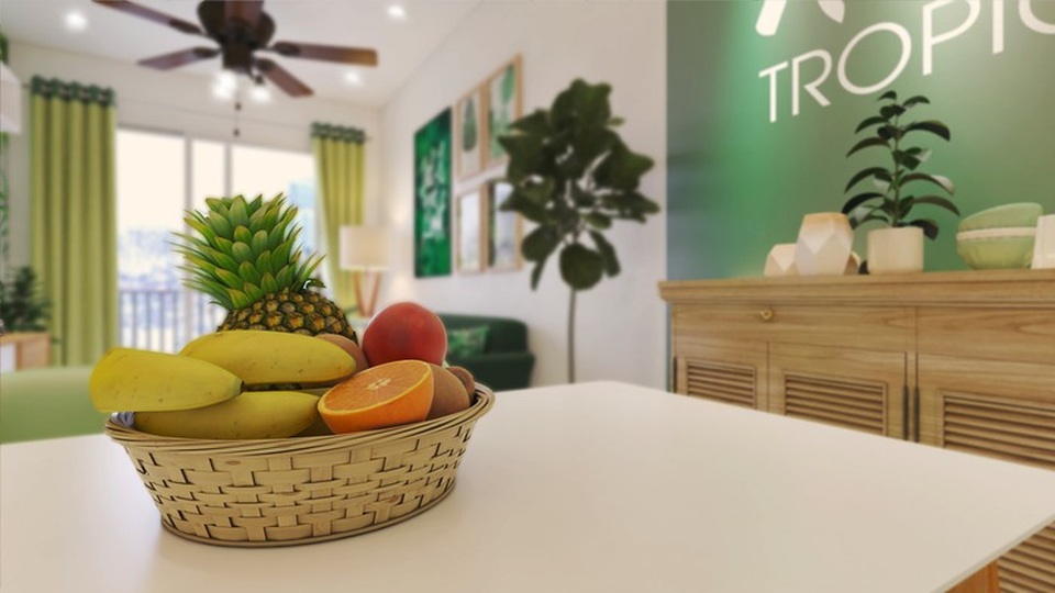 Bất ngờ trong ngôi nhà chồng trang trí tặng vợ đón Tết - 4