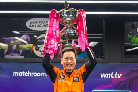 Dương Quốc Hoàng vô địch Premier League Pool 2026, đi vào lịch sử