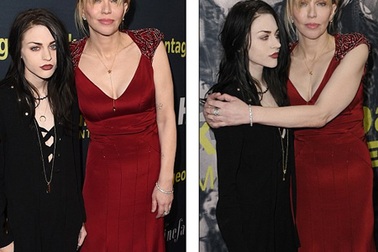 Con gái Kurt Cobain xuất hiện lạnh lùng bên mẹ ruột