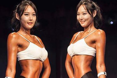Ngắm cô gái xinh đẹp giành giải Vàng thể hình Hàn Quốc