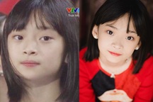 Vẻ đẹp trong sáng như thiên thần của cô bé lên sóng trực tiếp trận Việt Nam - Malaysia