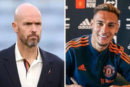 HLV  Erik Ten Hag không chắc tân binh Antony kịp đấu Arsenal