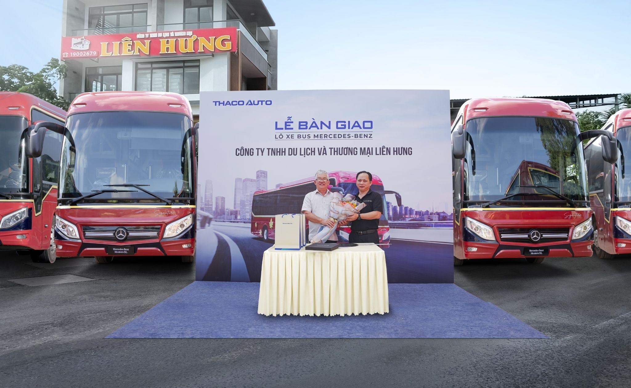 Thaco Auto bàn giao 10 xe buýt cao cấp Mercedes - Benz cho Công ty Liên Hưng - 2