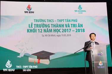 Lễ tri ân và trưởng thành của học sinh trường THCS - THPT Tân Phú