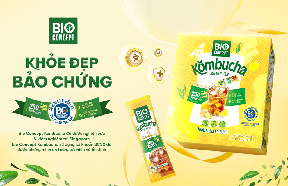 Thức uống lên men Bio Concept Kombucha: Đáp ứng nhu cầu sống cân bằng - 1 Thức uống lên men Bio Concept Kombucha: Đáp ứng nhu cầu sống cân bằng - 1