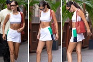 Siêu mẫu Bella Hadid khoe vòng eo "con kiến"