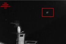Vật thể tròn lơ lửng trên bầu trời, đột nhiên rớt xuống đất, có phải UFO?