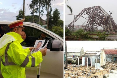 Bão số 10 càn quét miền Trung, 2 tử tù đục tường trốn trại