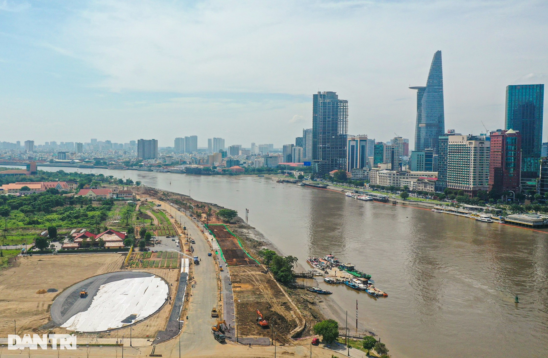 Tất bật trồng 15.000 cây hướng dương ở bờ sông Sài Gòn - 2 Tất bật trồng 15.000 cây hướng dương ở bờ sông Sài Gòn - 2