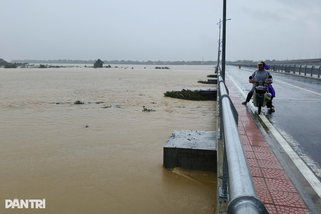 Nước sông Thu Bồn có thể vượt đỉnh lũ lịch sử năm 1964 - 2 Nước sông Thu Bồn có thể vượt đỉnh lũ lịch sử năm 1964 - 2