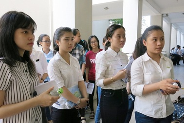 Hồi hộp trước buổi thi đầu tiên