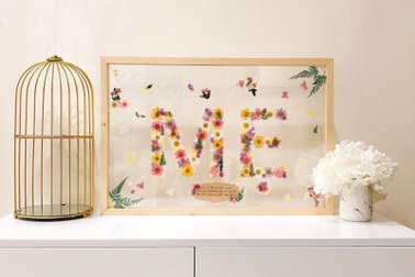 Quyết định nghỉ việc, cô gái 9X khởi nghiệp với tranh hoa khô tuyệt đẹp