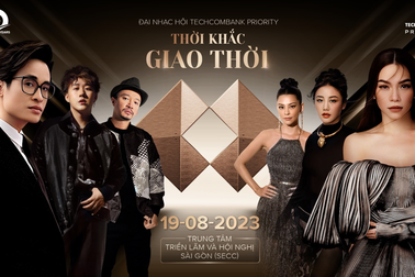 Đại nhạc hội "Thời khắc giao thời" của Techcombank tại TPHCM cho 5.000 khách hàng thân thiết