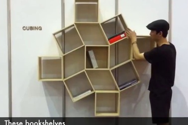 Thiết kế giá sách thông minh và độc đáo