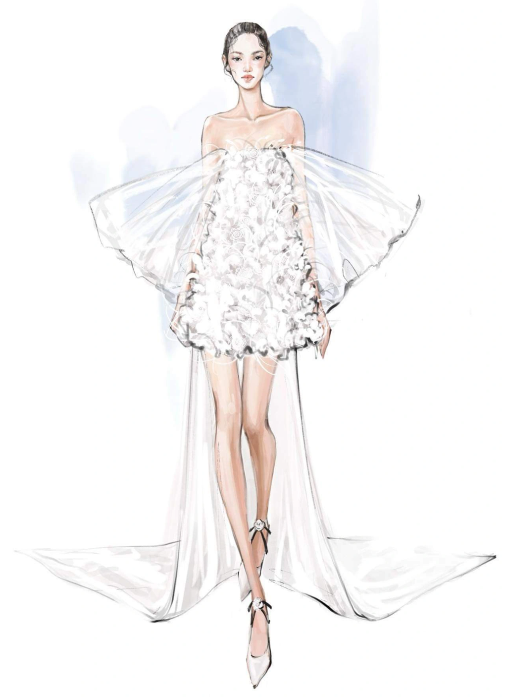 Khánh Linh Cô Em Trendy mặc váy ngắn trong lễ cưới kín đáo tại Hà Nội - 2 Khánh Linh Cô Em Trendy mặc váy ngắn trong lễ cưới kín đáo tại Hà Nội - 2