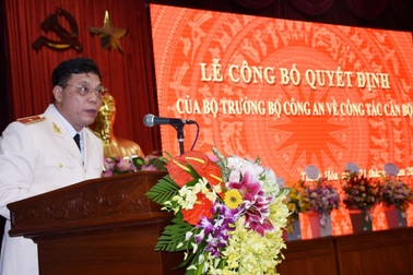 Nguyên Phó Tổng cục trưởng Bộ Công an làm Giám đốc công an Thanh Hóa