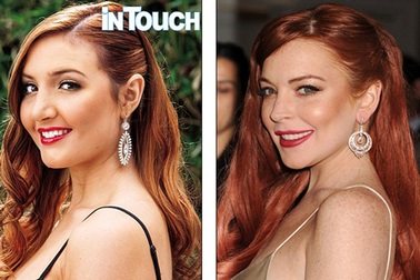 Em cùng cha khác mẹ phẫu thuật để giống Lindsay Lohan 