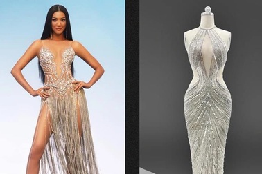 Tiết lộ váy dạ hội của Kim Duyên đêm Chung kết Hoa hậu Hoàn vũ 2021