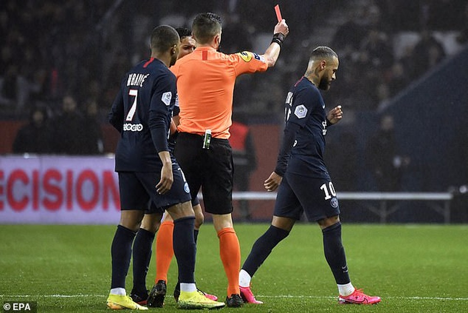 Neymar nhận thẻ đỏ, PSG thắng nghẹt thở Bordeaux - 3 Neymar nhận thẻ đỏ, PSG thắng nghẹt thở Bordeaux - 3