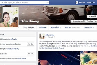 Giả Facebook của diễn viên để mượn tiền
