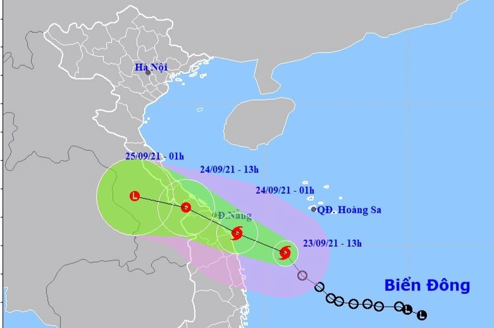 Áp thấp nhiệt đới mạnh lên thành bão, miền Trung mưa rất to - 1 Áp thấp nhiệt đới mạnh lên thành bão, miền Trung mưa rất to - 1