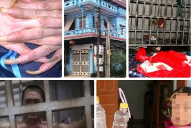 Người vợ nói về lý do "cực chẳng đã" phải nhốt chồng trong lồng sắt