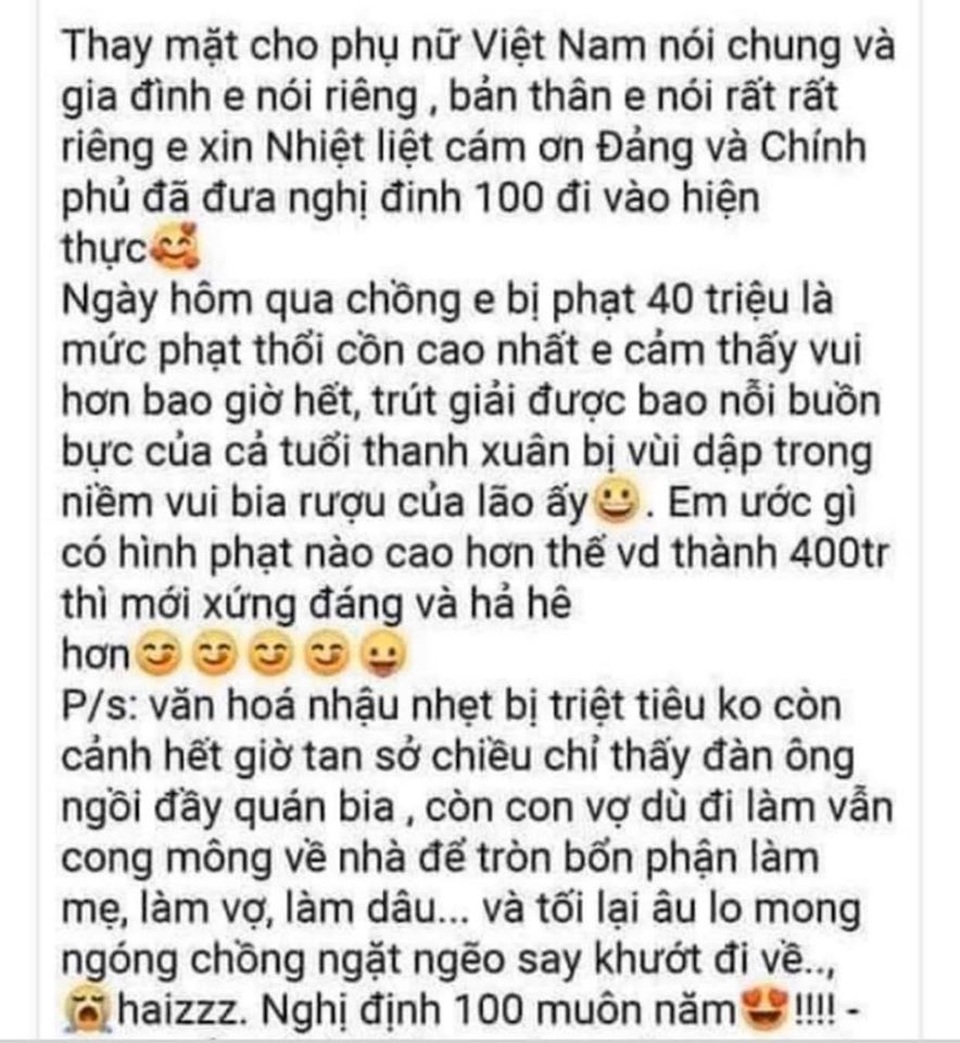 Hoa hậu Ngọc Hân “quá ưng” Nghị định xử phạt vi phạm nồng độ cồn - 1 Hoa hậu Ngọc Hân “quá ưng” Nghị định xử phạt vi phạm nồng độ cồn - 1