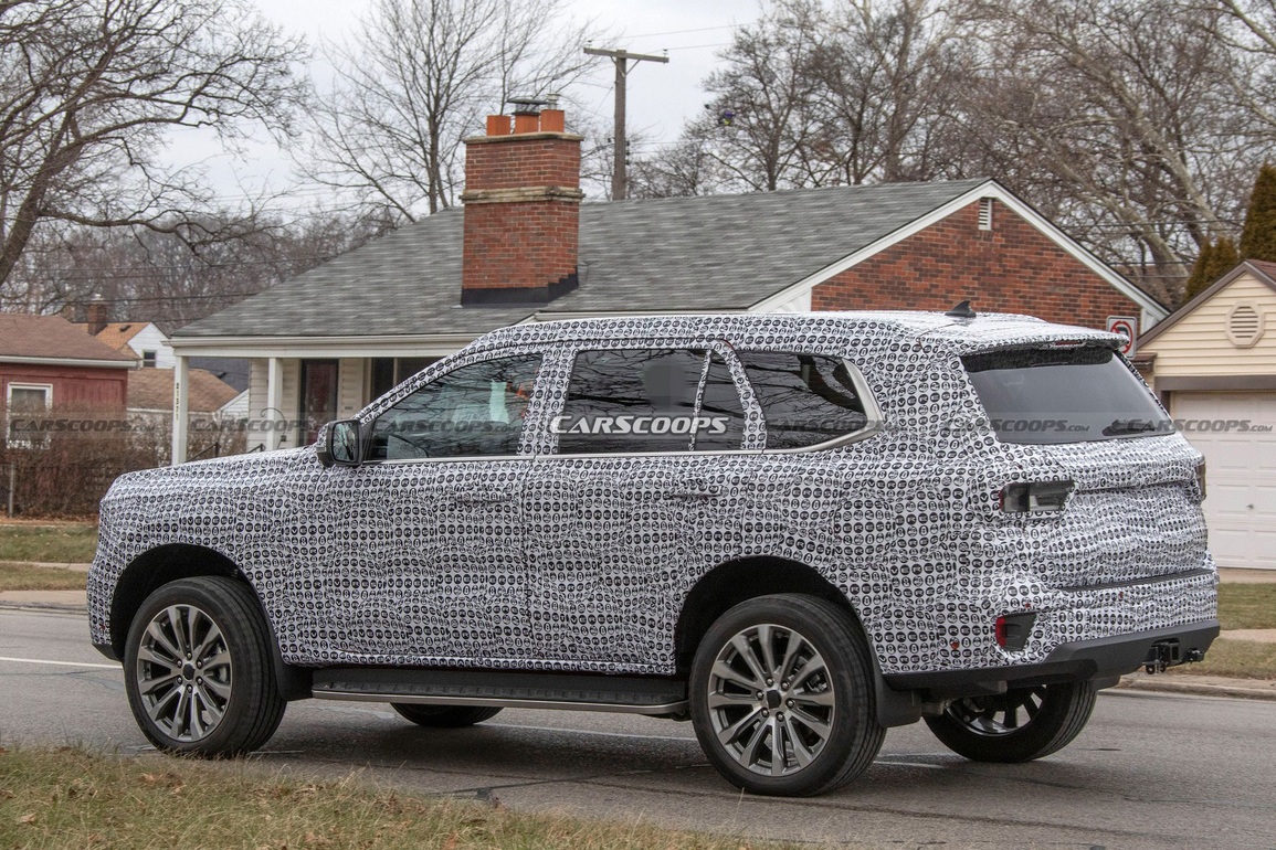 Ford Everest 2022 lộ diện trên đường thử - 8 Ford Everest 2022 lộ diện trên đường thử - 8