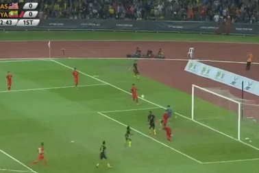 U22 Malaysia đánh bại Myanmar ở bảng A bóng đá nam SEA Games 29