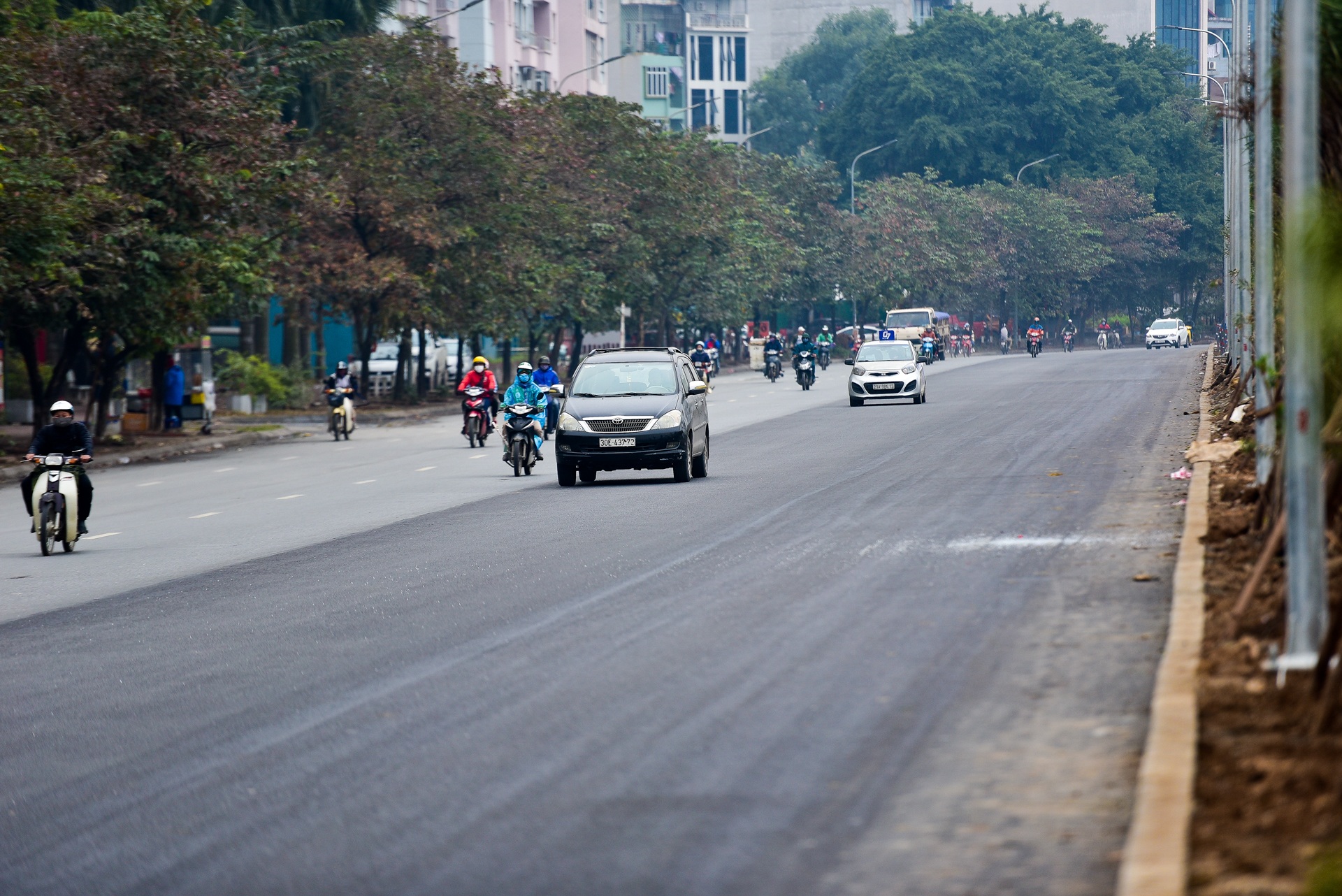 Đường gom Đại lộ Thăng Long thêm 4 làn xe, phục vụ đua xe F1 - 17 Đường gom Đại lộ Thăng Long thêm 4 làn xe, phục vụ đua xe F1 - 17
