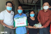 Bạn đọc Dân trí giúp 3 trẻ thơ có mẹ mất vì Covid-19 gần 390 triệu đồng