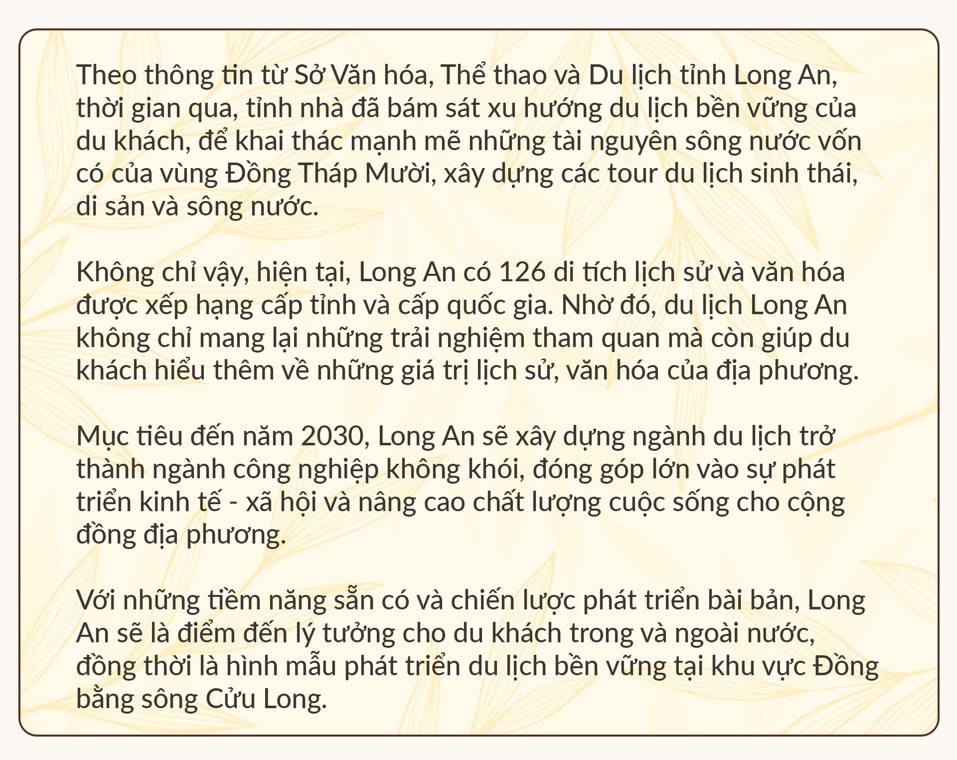 Về Long An bắt cá ở Làng nổi, tắm rừng dược liệu trên Cánh đồng bất tận - 23