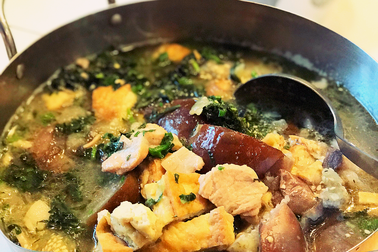 Mát trời ăn canh cà tím đậu phụ