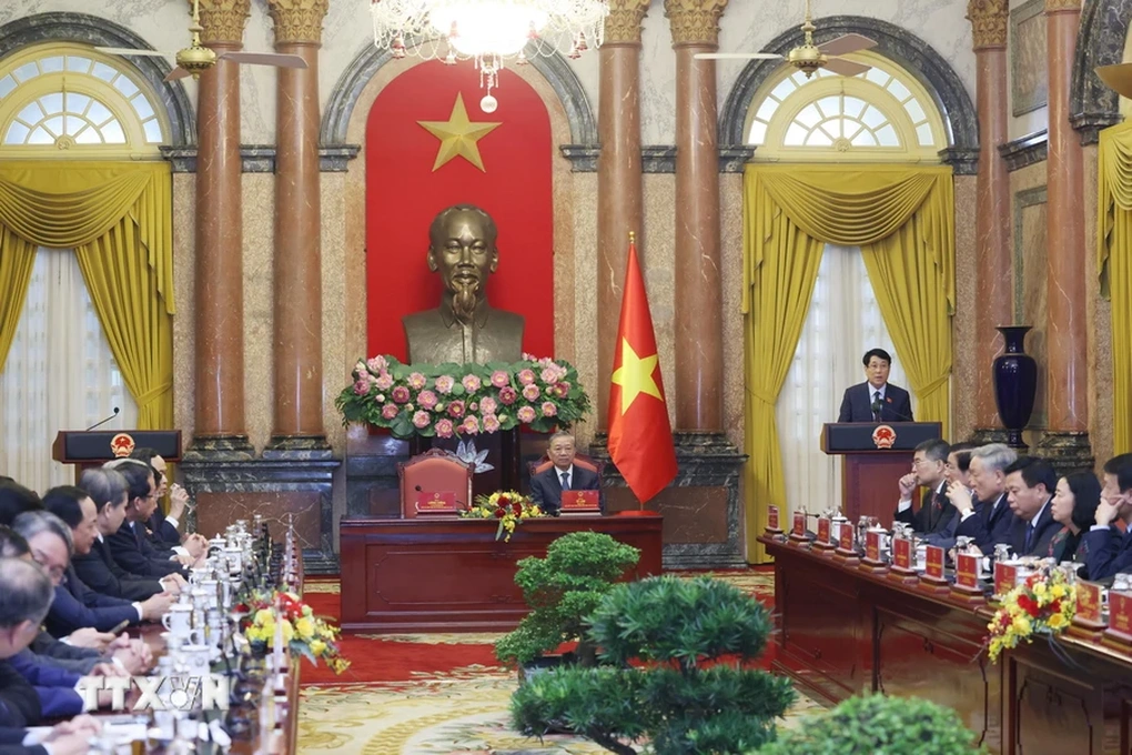 Tổng Bí thư Tô Lâm và Chủ tịch nước Lương Cường bàn giao công tác - 6 Tổng Bí thư Tô Lâm và Chủ tịch nước Lương Cường bàn giao công tác - 6
