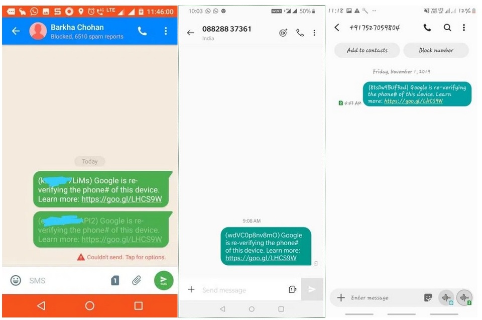 Google tự ý gửi tin nhắn từ smartphone mà người dùng không hay biết - 1 Google tự ý gửi tin nhắn từ smartphone mà người dùng không hay biết - 1