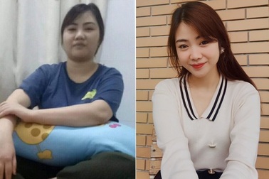 "Đánh bay" 30kg mỡ, cô gái Thanh Hóa xinh đẹp chẳng kém hot girl