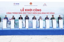 Hơn 9.200 tỷ đồng rót vào Dự án nhà máy thủy điện Hòa Bình mở rộng