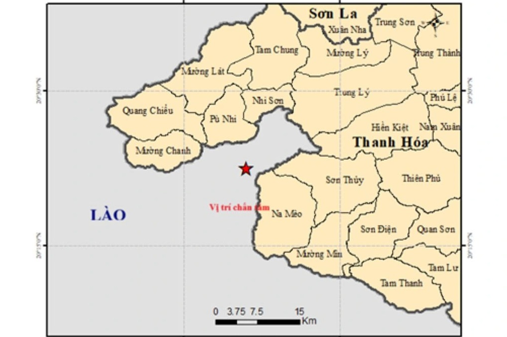 Lại động đất ở Lào, người dân Thanh Hóa cảm nhận rung lắc - 1 Lại động đất ở Lào, người dân Thanh Hóa cảm nhận rung lắc - 1