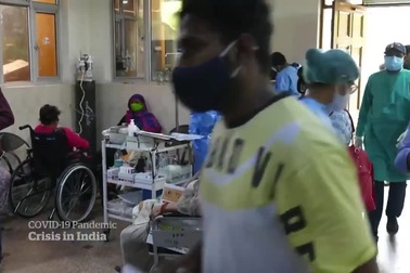 Bệnh viện Ấn Độ quá tải vì bệnh nhân Covid-19