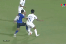 Rơi điểm đau đớn, U22 Campuchia tạm vươn lên dẫn đầu