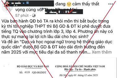 Đề nghị điều tra việc xuyên tạc phê duyệt sách giáo khoa tiếng Trung Quốc