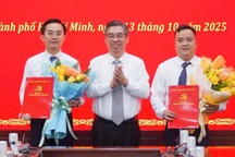 Trao quyết định bổ nhiệm 2 Thư ký Bí thư Thành ủy TPHCM