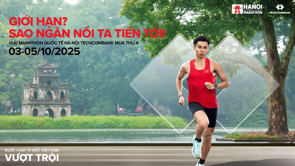 Bộ vật phẩm và trải nghiệm công nghệ tại Giải Marathon Quốc tế Hà Nội Techcombank mùa thứ 4